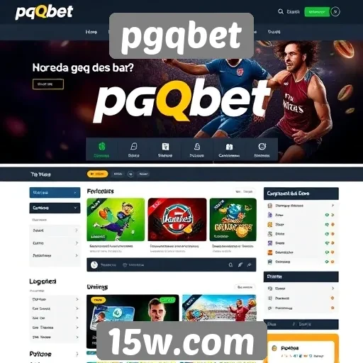 Interface amigável do site pgqbet